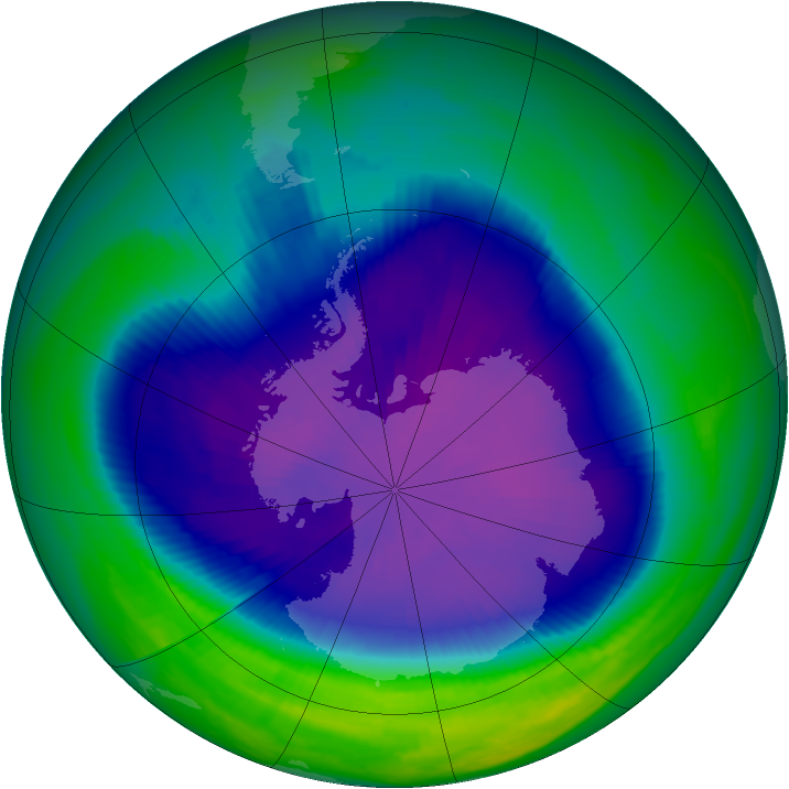 Ozone Map 1998-09-27